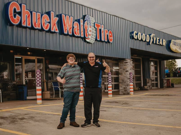 Chuck Wait Tire Store Front 